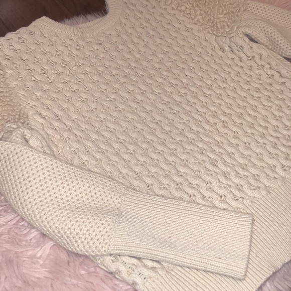 New York & Company Eva Mendes cream sweater large - Picture 4 of 8